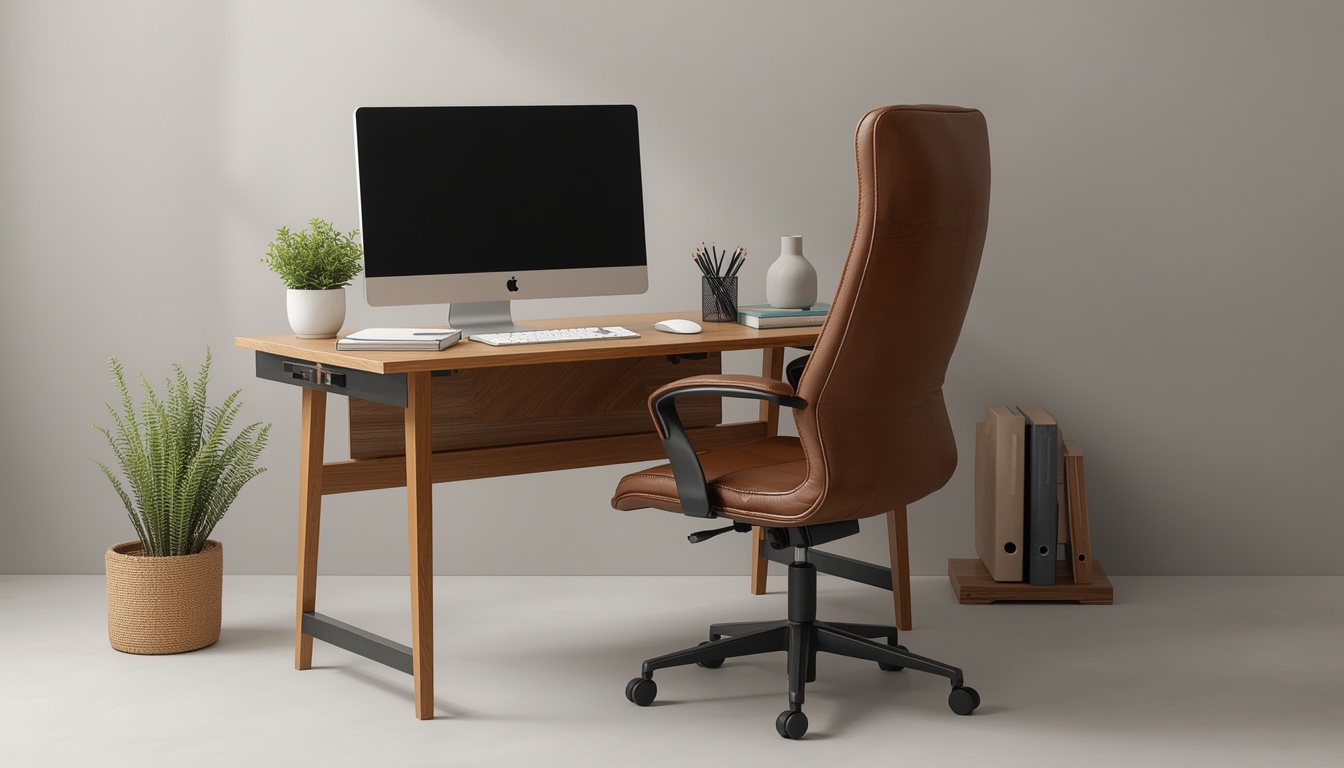 Zoizyshineea ergonomic desk arrangement in a modern office